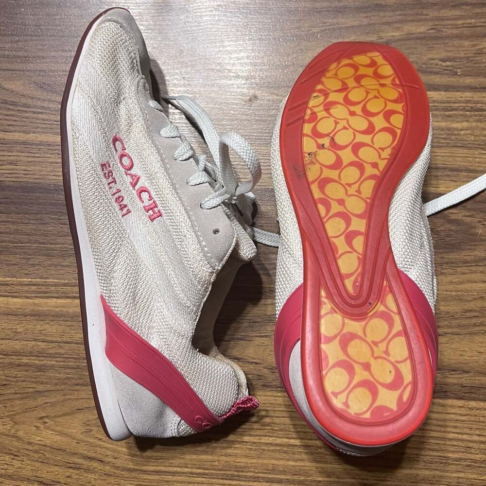 Coach Myla Women's Mesh and Suede Low-Top Sneakers